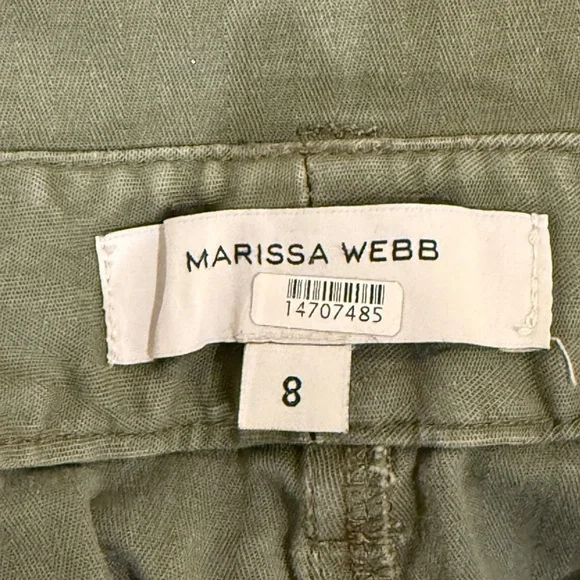 Marissa Webb Collective Canvas Cropped Pants Olive Green 35297 - Picture 13 of 15